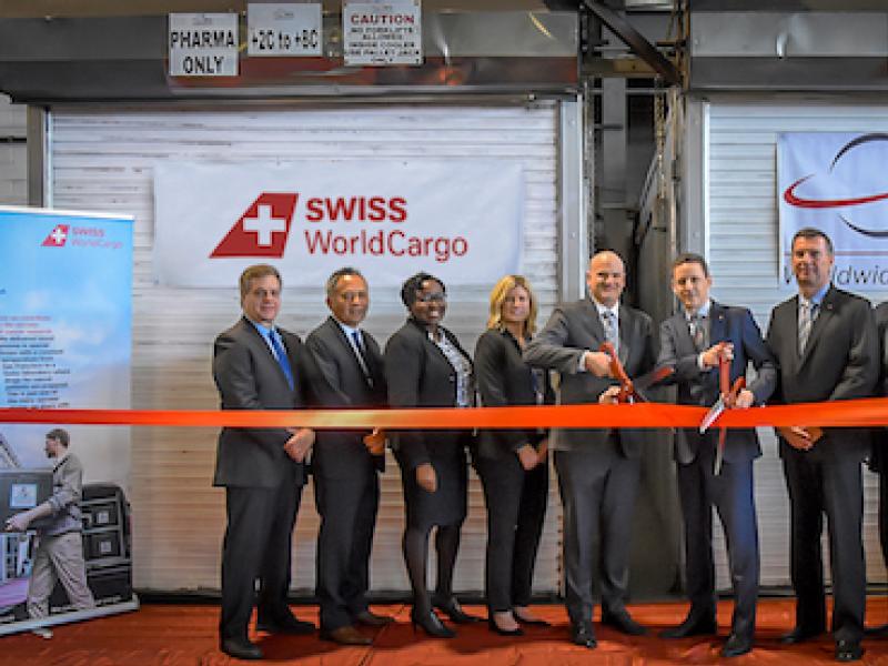 Worldwide Flight Services (WFS) and Swiss WorldCargo launch New York’s first GDP-compliant airport facility