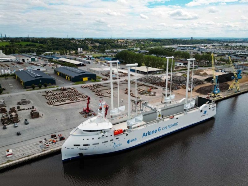 Canopée: first hybrid industrial cargo ship powered by wind