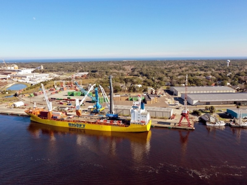 Worldwide Terminals launches new vessel service at the Port of Fernandina, FL