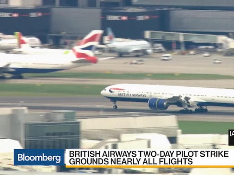 British Airways pilot strike holds firm as union calls for talks