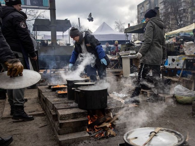 Major Ukrainian food exporter flips to feeding a nation at war