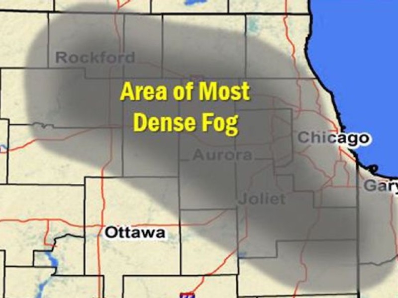 Dense Midwest fog scrubs flights in Chicago, enshrouds roads