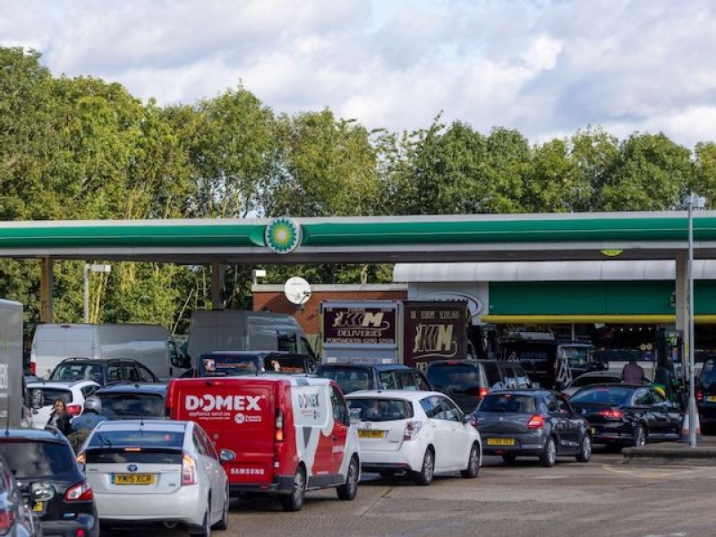 U.K. sees fuel crisis still days from resolving as lines persist