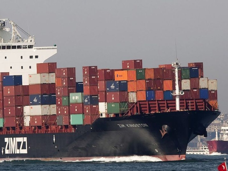 Fire on evacuated container ship extinguished, Zim says