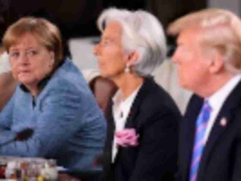 Merkel calls out Trump, citing services surplus with Europe