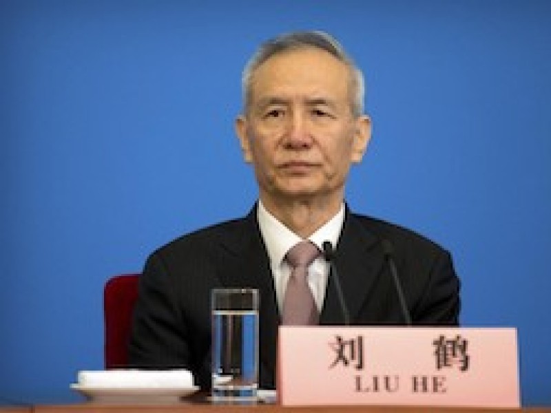 Chinese Vice Premier Liu arrives in Washington ahead of Trump meeting