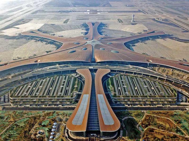 Beijing’s giant new airport helps China rival US in the skies