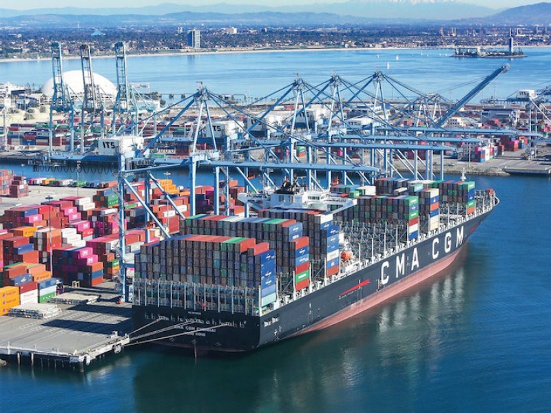FourKites data on Ports of Los Angeles and Long Beach show import spike