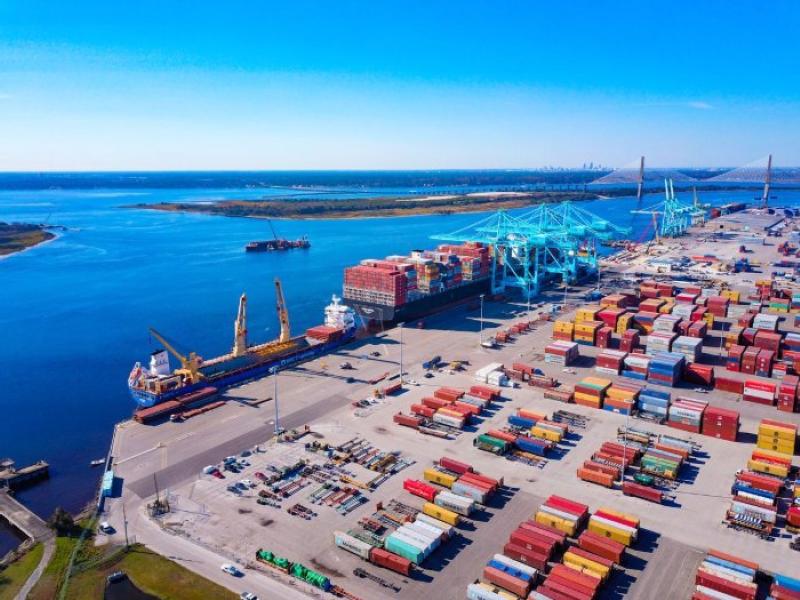 JAXPORT adds an additional 700 feet of newly reconstructed berthing space at Blount Island