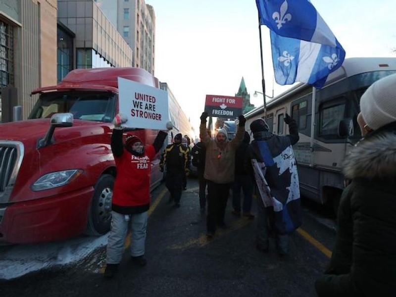 Trucker protest strands beef shipments at US-Canada border