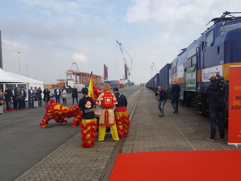 Amsterdam Container Terminal connects with the new Silk Road