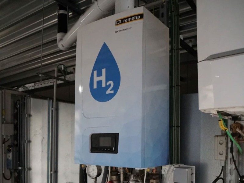 Belgian first with green hydrogen boiler in workshop