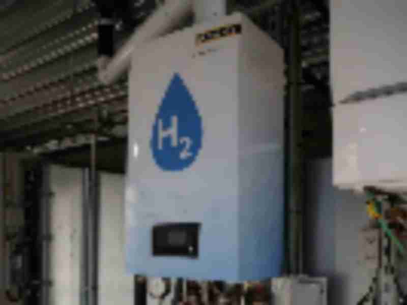 Belgian first with green hydrogen boiler in workshop