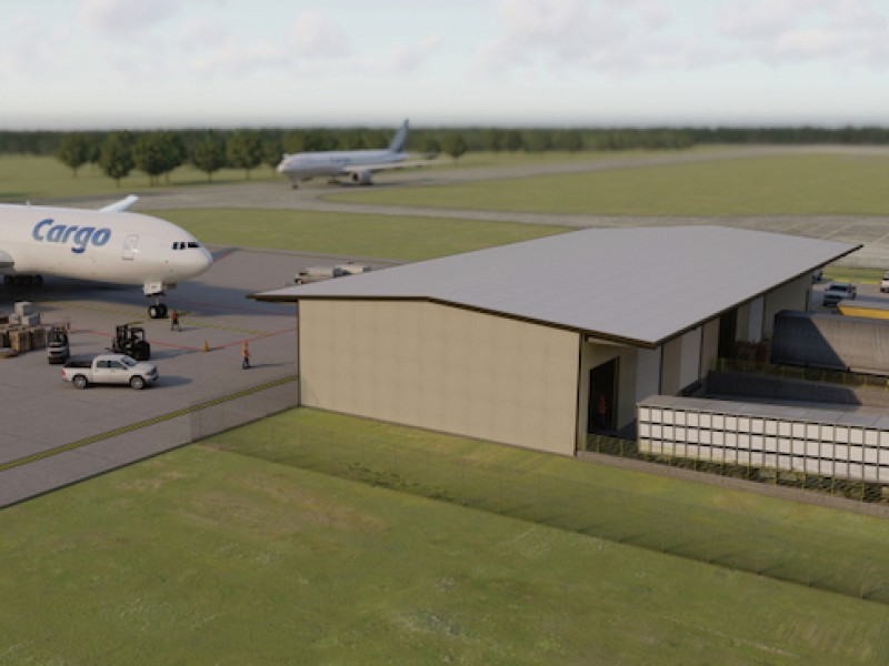 Chennault International Airport, Gulf Coast Aerospace Hub, to complete air cargo pass-through facility in mid-summer