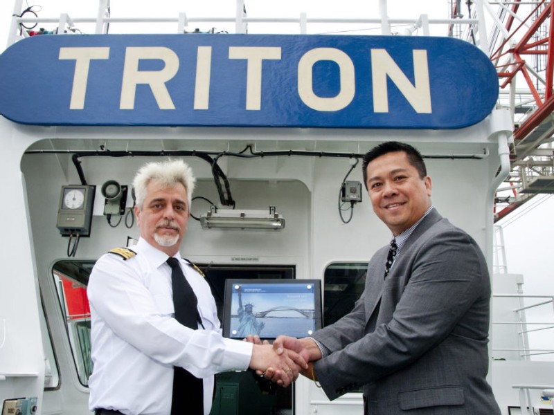Welcoming Triton, the Largest Ship to Ever Pass Through the Panama Canal