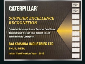 BKT obtains ‘Excellent Level’ certification from Caterpillar for second consecutive year
