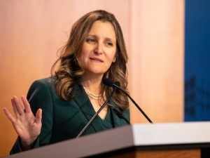 China can’t use Canada as trade path for cheap goods, Freeland says