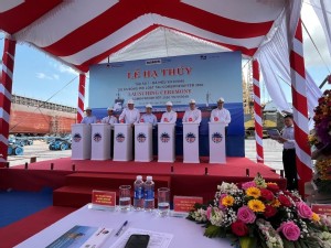 Damen launches Combi Freighter 3850 for Reederei M. Lauterjung at Ba Son Shipyard in Vietnam