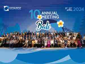 Conqueror Freight Network brings together over 120 logistics leaders in Bali to celebrate its 10th Annual Meeting