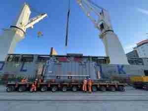 Complex transformer shipment handled in Greece