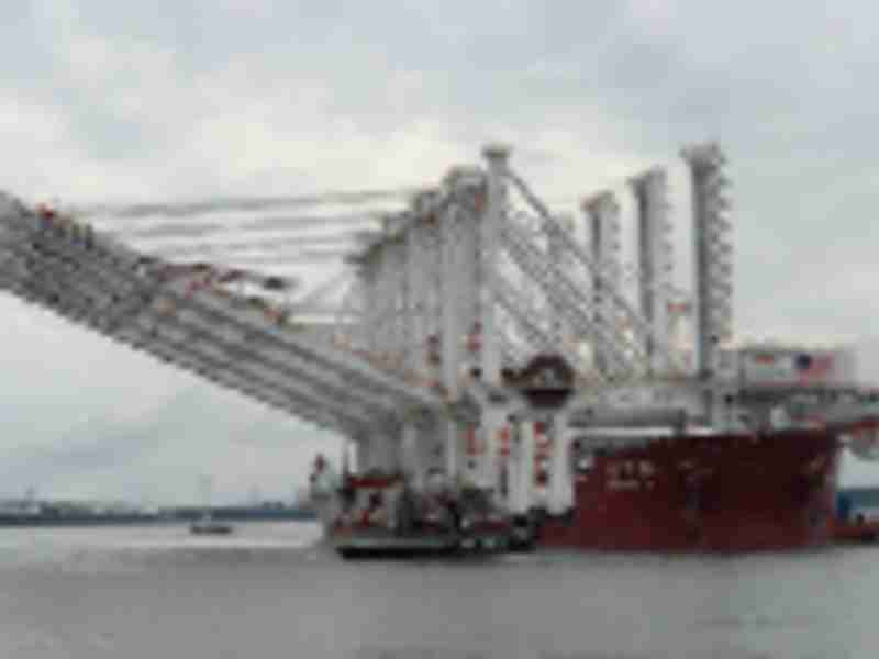 Port of Baltimore welcomes four additional gigantic cranes to service container ships