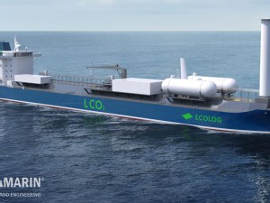 Deltamarin and ECOLOG unveil LP LCO2 carrier design