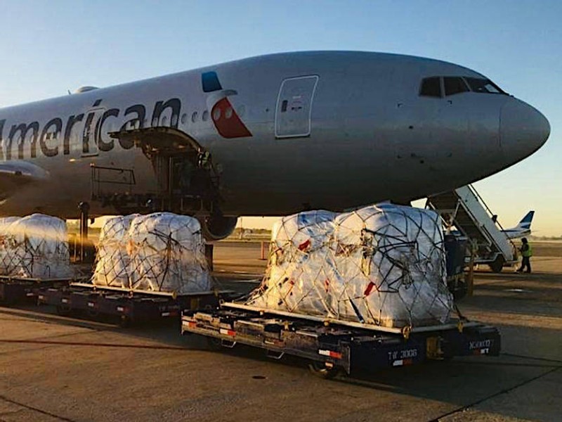 A record-breaking shipment bound for American soil