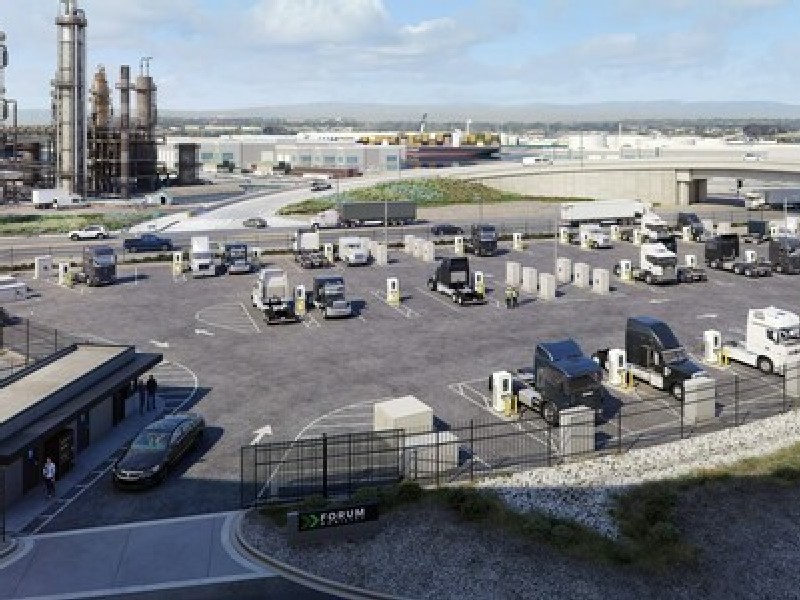 Forum Mobility announces new charging depot for electric drayage trucks in the Port of Long Beach