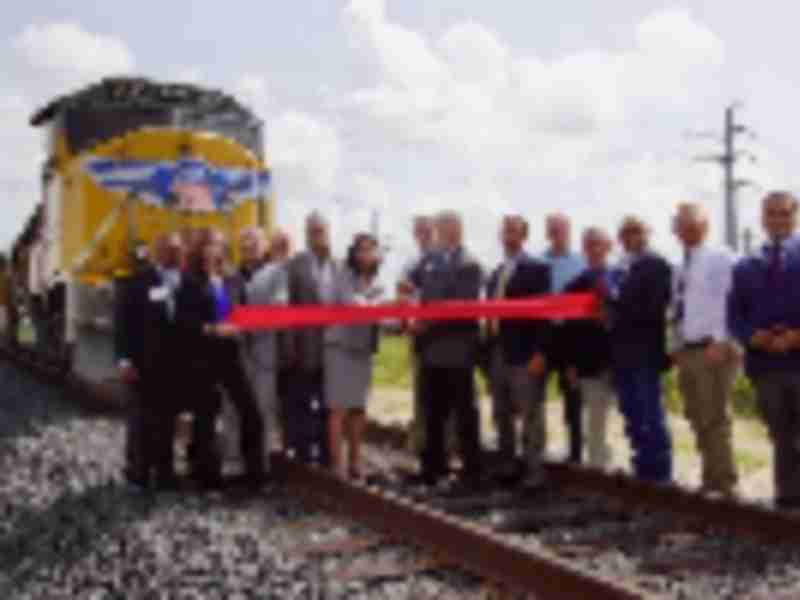 Port Freeport celebrates rail development ribbon cutting