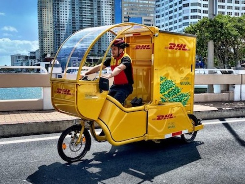 DHL and REEF Technology launch pilot to use ecofriendly cargo bikes for deliveries in downtown Miami