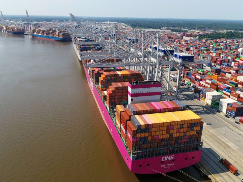 July container trade up 25 percent at Port of Savannah