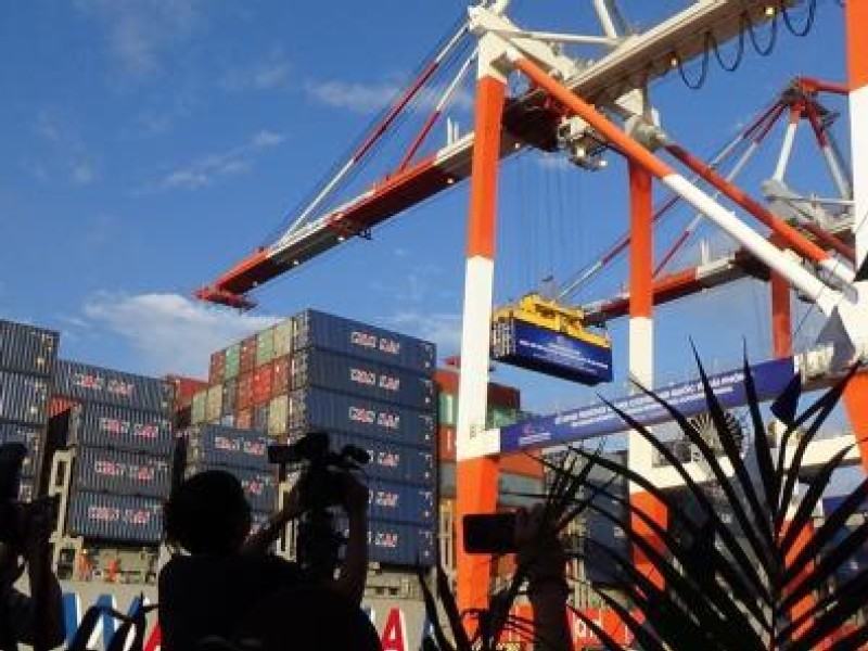 Haiphong International Container Terminal (HICT) opens in Lach Huyen, Vietnam