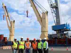 Bahamas port goes electric with Konecranes Gottwald Generation 6 mobile harbor crane