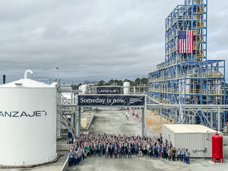 World’s first ethanol-to-sustainable jet fuel plant opens in US