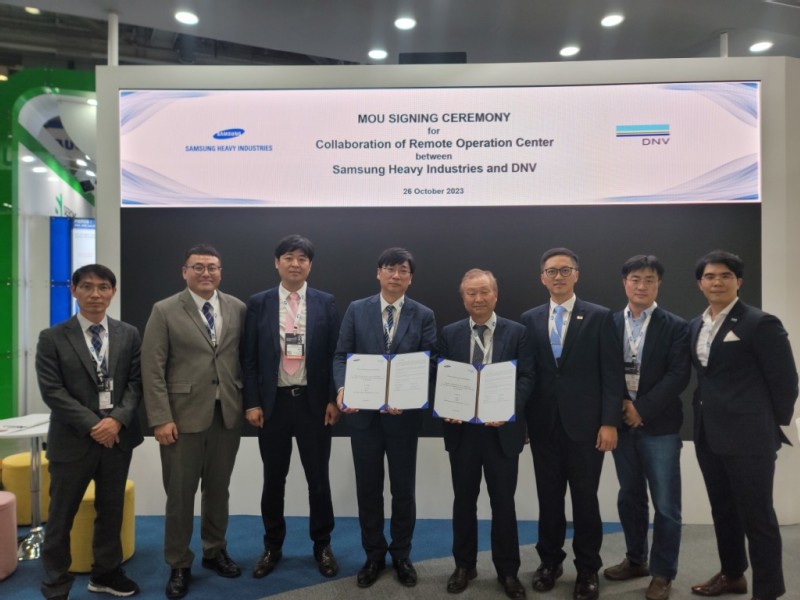 DNV and Samsung heavy industries collaborate on Remote Operation Centre for autonomous ships project
