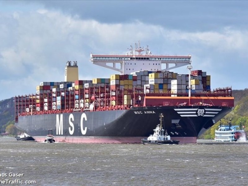 Port of Oakland Welcomes 19,200 TEU MSC Anna, one of the largest container ships to call North America