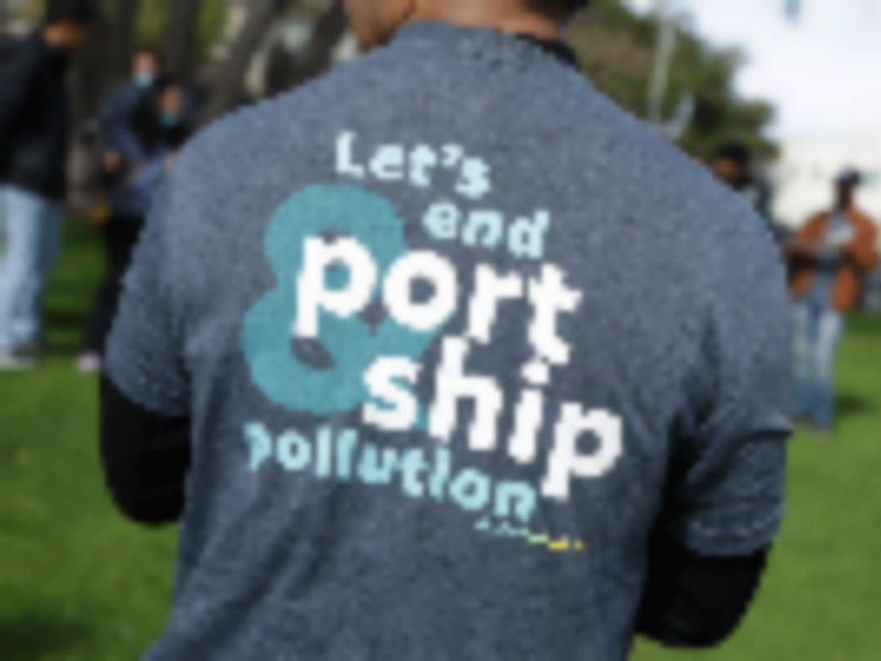 Pacific Environments “Ports for People” campaign calling on Long Beach to stop fossil gas at the port