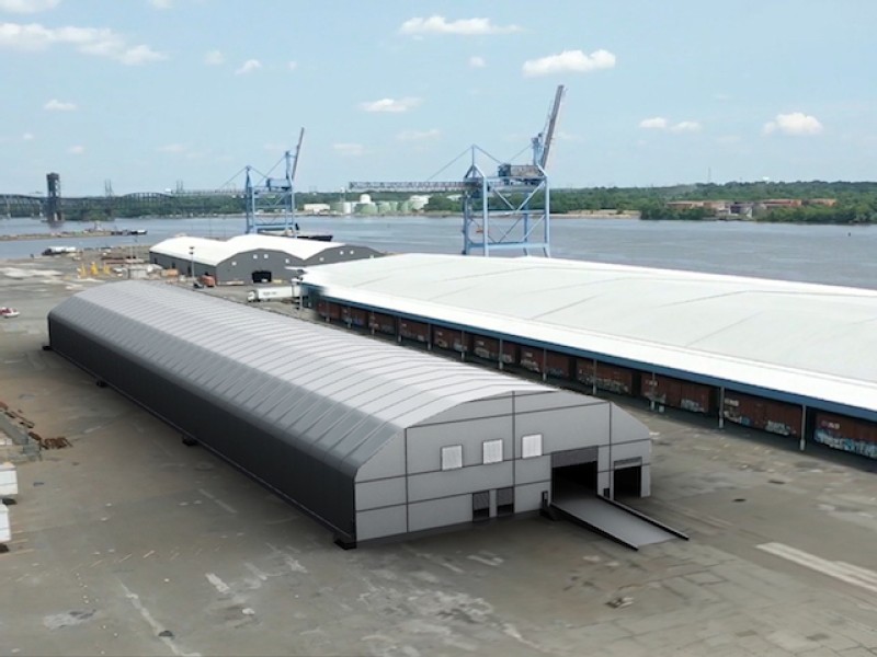 PhilaPort breaks ground on new on-dock forest products warehouse