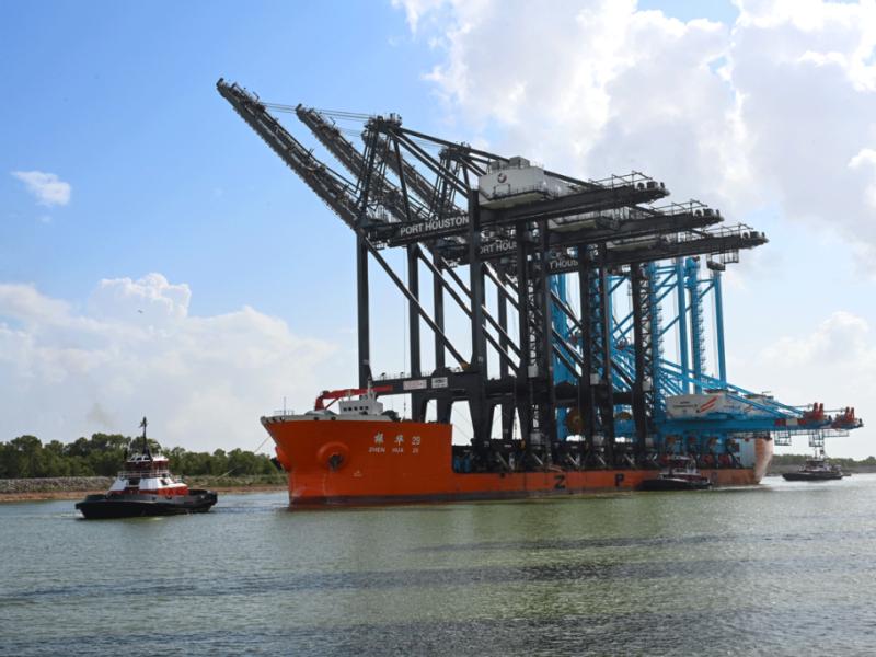 Port Houston - Welcomes three new cranes to fleet
