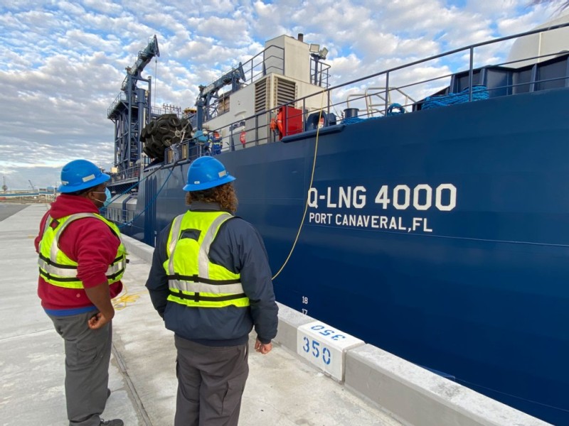 Port Canaveral gets underway as North America’s first LNG cruise port