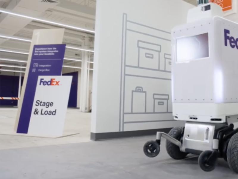 Stair-climbing robot is hitting streets in FedEx delivery test