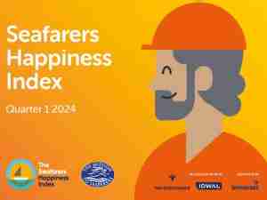 Seafarers Happiness Index reveals uptick in seafarer wellbeing in Q1 2024