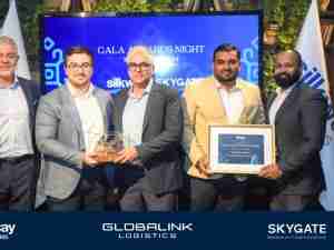 Silk Way West Airlines honors Globalink Logistics as Top CIS Market Contributor at Dubai Gala Event
