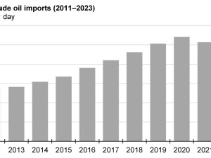 China imported record amounts of crude oil in 2023