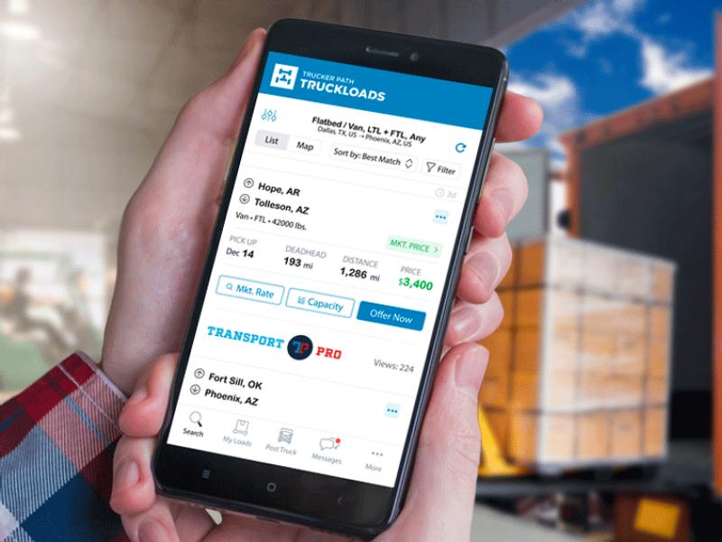 Trucker Path teams up with Transport Pro to expand load visibility for drivers and fleets