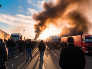 Chile truckers protest rising crime in threat to mine transport