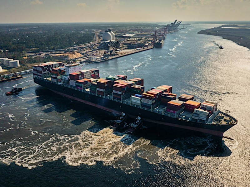 North Carolina Ports ready for 14,000-TEU vessels following completion of turning basin expansion