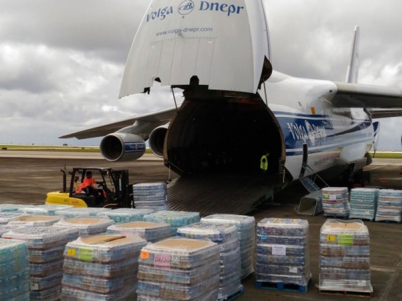 Volga-Dnepr Airlines rushes relief supplies to Guam to help victims of Typhoon Mangkhut