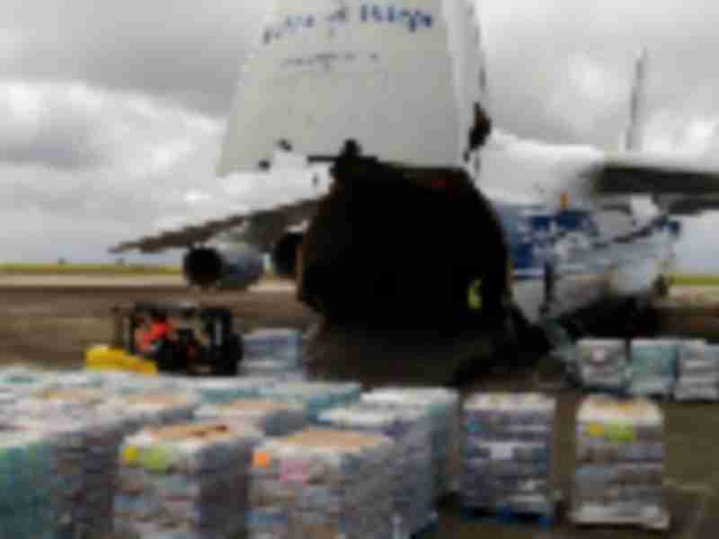 Volga-Dnepr Airlines rushes relief supplies to Guam to help victims of Typhoon Mangkhut