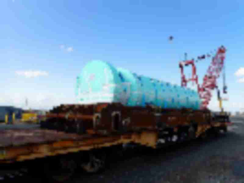 Large and heavy turbines moved across North America